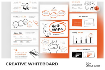 Creative Whiteboard PowerPoint Template